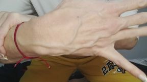 Veins hands, visual pleasure