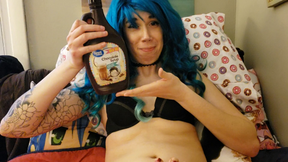 Footjob with Chocolate Syrup