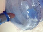 fat cock 23/6 greedily fucks bootle and stuffs it with cum😯🤤😜