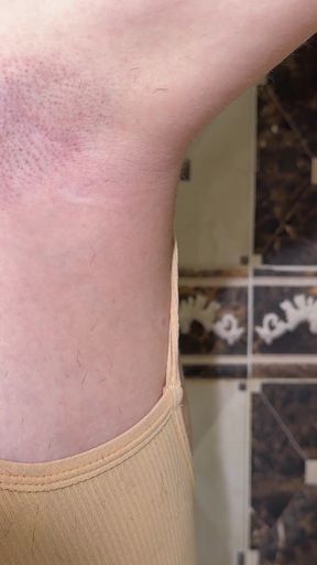 Shaving Hairy Armpits! Depilation! Epilation of Armpits with an Epilator!