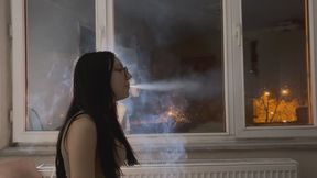 SEPTEMBER NOSE EXHALES SMOKE