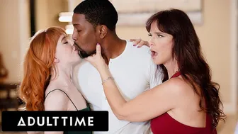 Syren De Mer and Madi Collins share Isiah huge cock in wild FFM threesome