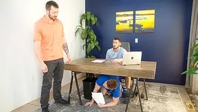 Mark Long, Chris Blades Johnny Hill Fuel Steamy Office Desires – NextDoor RAW