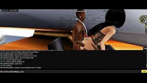 3D Cartoon Anime Chick Gets Wild in IMVU Game Adventure