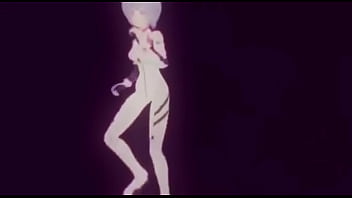 Rei Ayanami haciendo unos bailes bien buenotes (calidad Full HD)