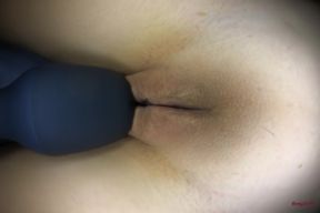 Verified Amateurs - Bdsm Girl Is Sodomized With Vibrator, Big Vaginal Lips Vibrating With Pleasure