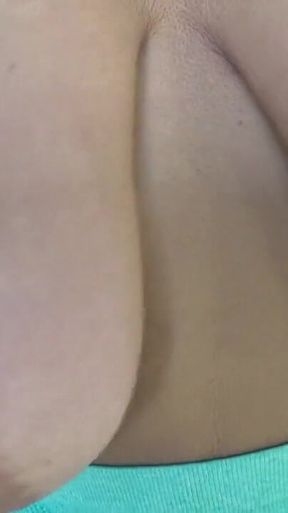 Romantic Solo of Big Saggy Tits