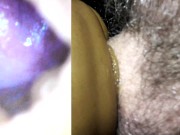 Whore Hole + Cum Pole = Cum Hole: Fleshlight internal camera.