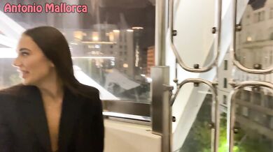 Public pick up with hot Ukrainian babe got her big ass fucked raw