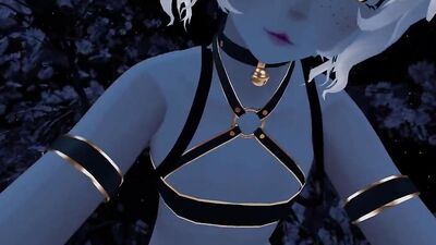 Little Red Riding Hood gets naughty while riding the big bad wolf in VRchat