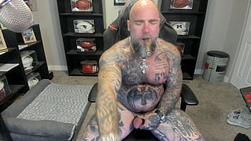 Masturbating While Smoking a Cigar!