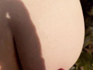 Outdoor Forest Joy - Soaked Tugjob, Unfathomable Blow job and risky Doggy Screw