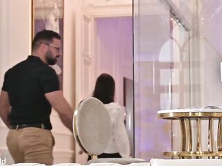 Nympho Boss Lucy Mendez Gets Slammed double penetration Style By Her Staff GP3387