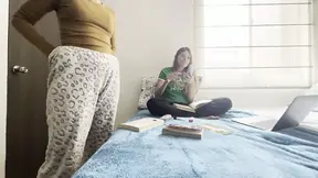 Two College Women Fuck Hard in the Room