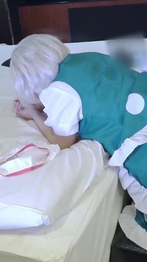 Cosplay Encounter. Nurse Style Cosplayer Shares a Playful and Intimate Private Session in Character - Part 1