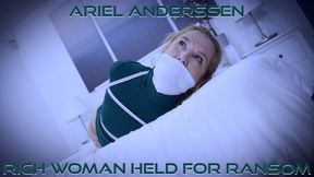 Ariel - Rich Woman Ransomed Alt HD ( Tape Gagged , Hogtied , Tape Gagged , OTM Gag , Cleave Gag )