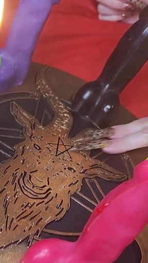 Real Satanic Witch Performs Black Magic Rituals and Summons Satan to Have Sex with Him