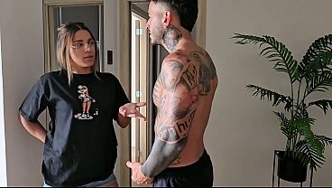 Dripping with sibling-in-law's cum after hot and naughty sex