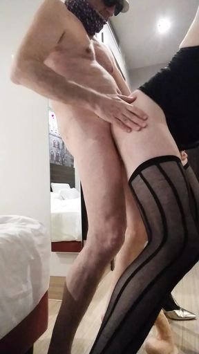 I suck my daddy&#039;s cock, and he enjoys my hot mouth