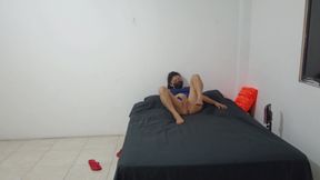 Stepmother Caresses Her Vagina Fantasizing About Having Sex with Me