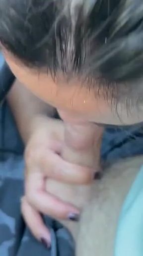 Hungry Pinay MILF Eats Stepdaddy's Cum on Way to the Beach