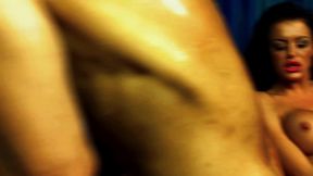 Three Horny Babes Suck, Ride, and Get Blasted in an Interracial Threesome
