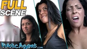 Public Agent Full Scene - 18 year old student takes my cum while her boyfriend waits outside
