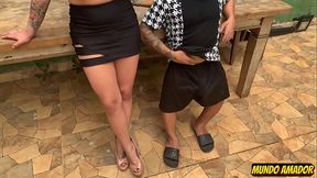 Sexy MILF Latina amateur gives first-time anal to her young stud