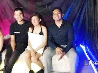 The ideal threesome: the cuckold lends his wife and ends up joining in.