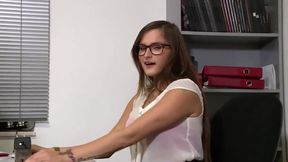 Horny German Secretary Gets Fucked by Her Boss