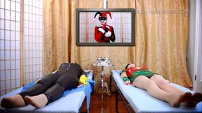 Horny blonde Hahnny Quiinn takes a massive cumshot to the head