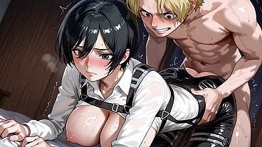 Sabo (OP) x Mikasa (AOT) AI