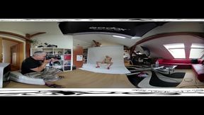 Pulchritudinous Marylin's backstage sex