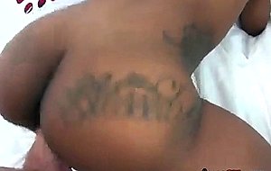 Ebony gf sarah banks bends over for boyfriend