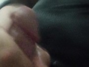 Cute femboy masturbating alone cums 2 times on a row!