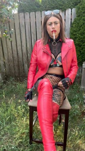 Outdoor leather
