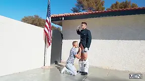 Jack Waters And Malik Delgaty In Jacks Kitchen Kink With A Hero