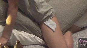 Hot Latina Gets off with Pillow