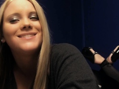 Blonde babe scarlet solo webcam