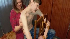 Skinny boy for tickling MP4