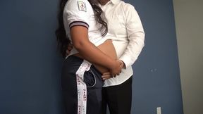 New Years Eve Compilation: The Best Pregnant Students With Their Uniforms On