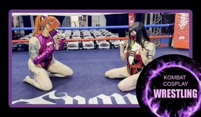 Kombat cosplay wrestling