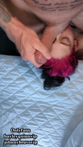 Hayley Quinn Uses Her Slutty Little Throat To Please Her Man