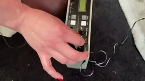 After getting electrics for the first time she gets both her holes stretched