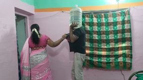 Hot Desi Housewife Traps the Water Delivery Guy for a Wild Anal Creampie