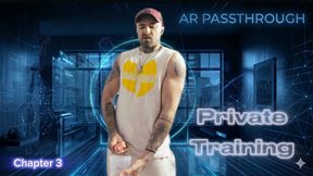 Naked Muscle Personal Trainer – AR Passthrough Gooning POV 8K VR