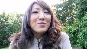Brunette Babe's Hot Blowjob on the Golf Course - JAV Style