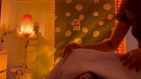 Close-up Asian Massage Scene