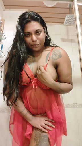 GF Ilaria Wants Ramesh to Watch Her Clean Herself up Before He Makes Her Dirty Again