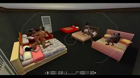 Orgy Caught On Security Camera – 3D Hentai Yuri Action Unleashed